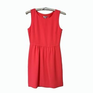 [NWT] J.Crew Coral Pink Sleeveless Office Above Knee Dress - Sz 2